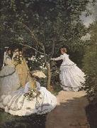 Claude Monet Women in the Garden (mk09) Spain oil painting artist